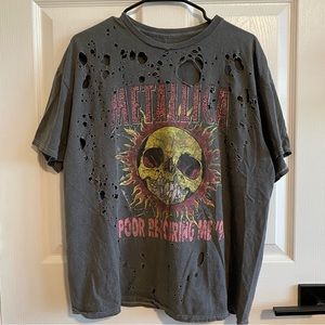 Distressed Metallica Tee